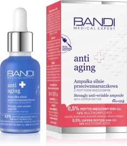 Strongly anti-wrinkle ampoule with copper peptide