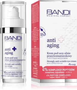 Strongly anti-wrinkle eye cream with copper peptide